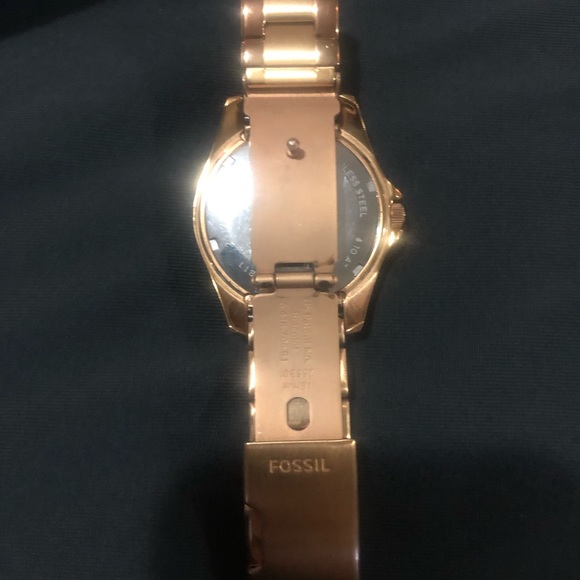 Rose Gold Fossil Watch main image 5